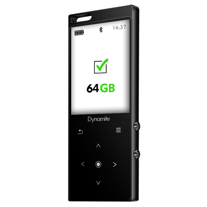 Samvix Dynamite 64 GB Kosher MP3 Player - No SD Slot