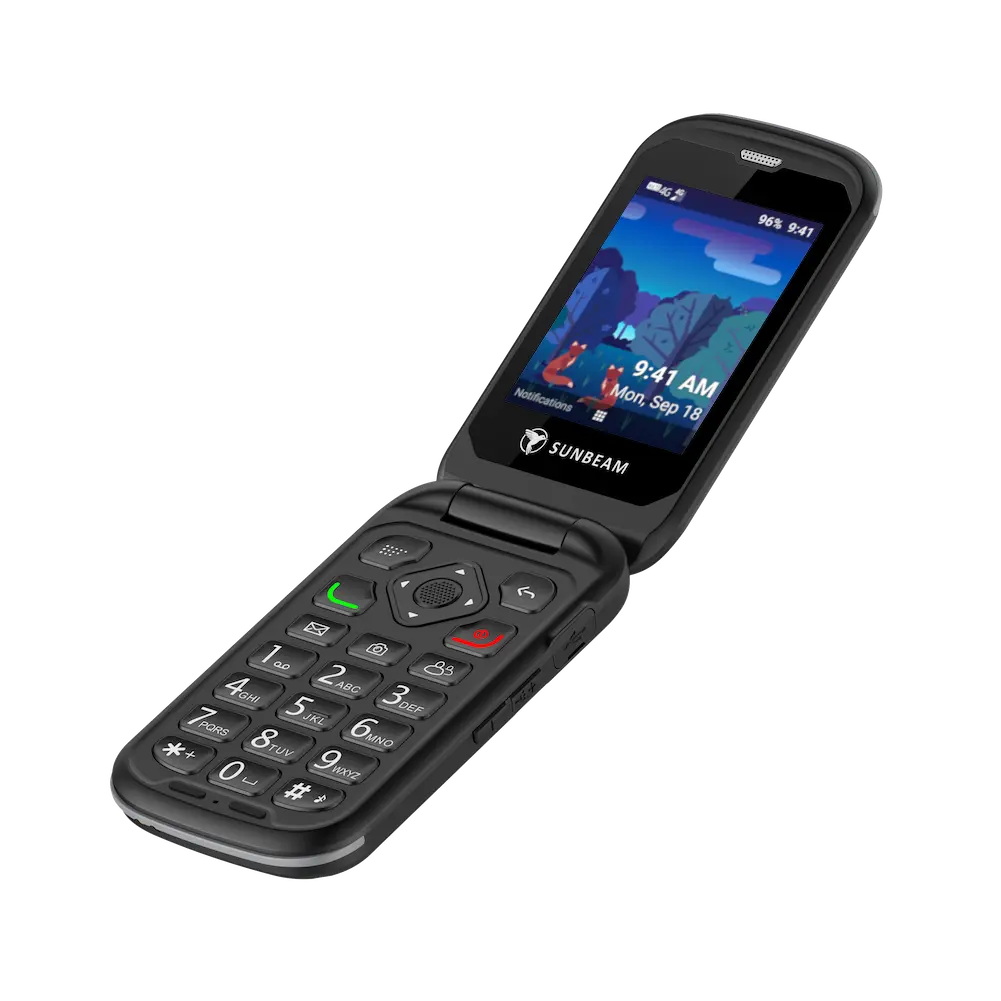 Sunbeam F1 Pro Redwood – Rugged Touch Screen Talk and Text Dumbphone