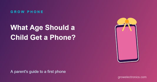 A first phone wrapped with a bow