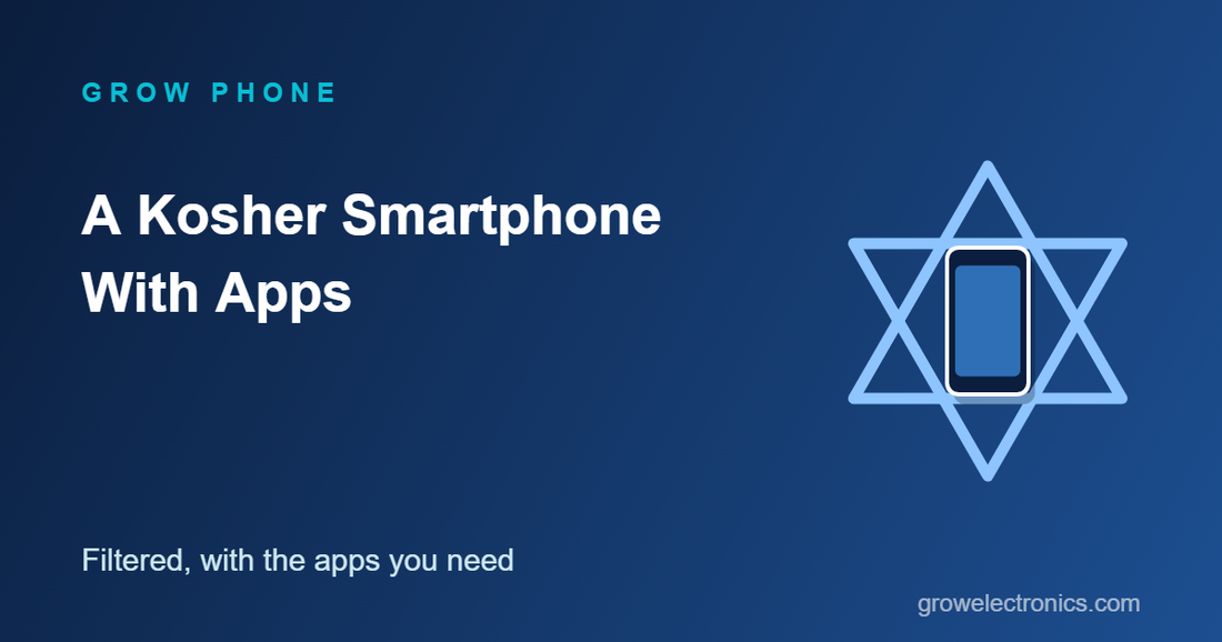 Phone inside a six-pointed star