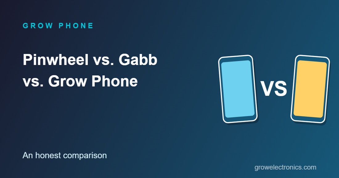 Two phones facing off