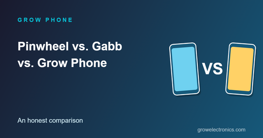 Two phones facing off