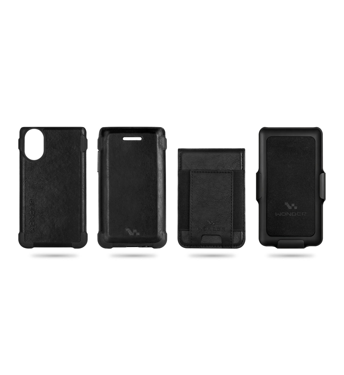 Wonder Phone Men's Leather Case Set - in hand