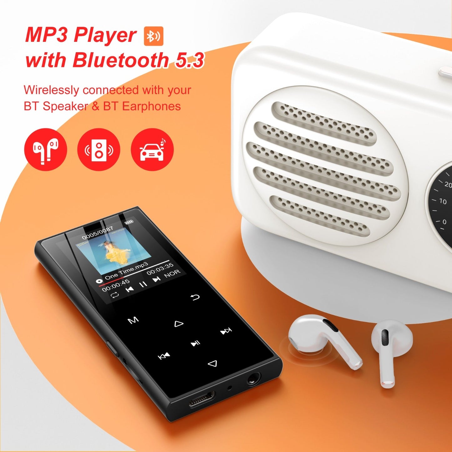 ZED7 MP3 Player - 32 GB - NO WIFI, VIDEO OR PICTURES - TAG approved