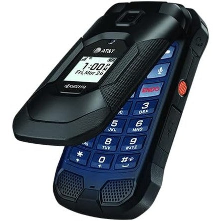 Kyocera E4830 DuraXE Epic AT&T/Unlocked 16GB Rugged LTE Rugged Flip Phone (Like New)
