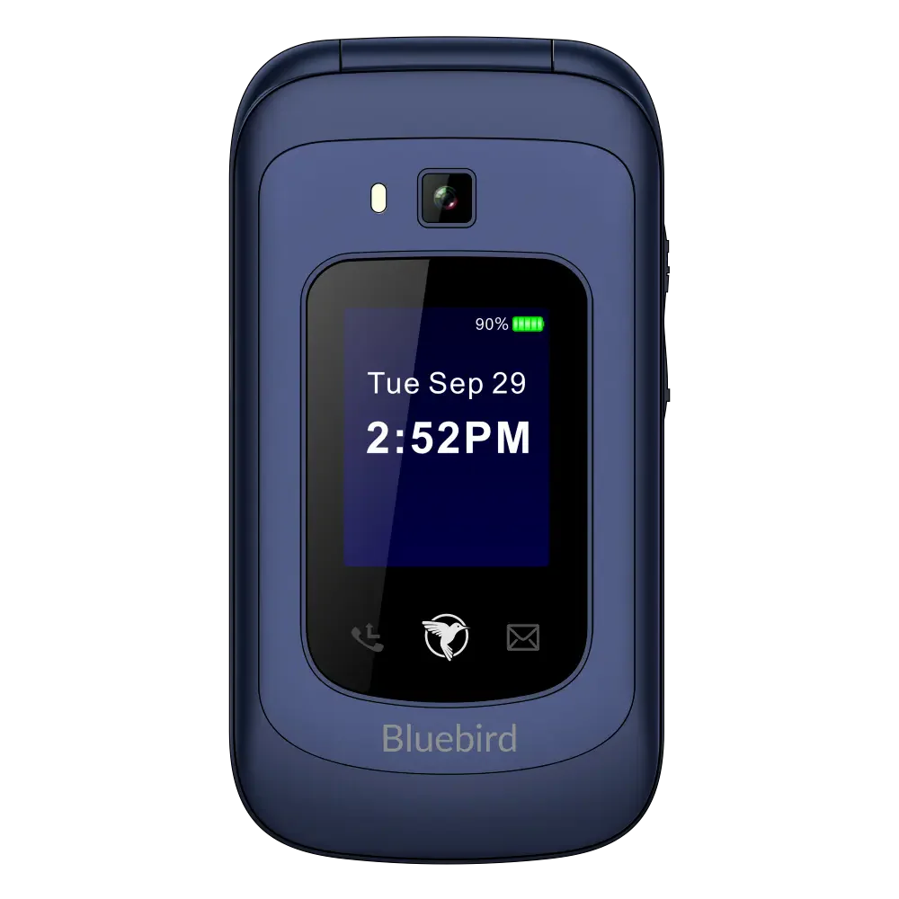 Sunbeam F1 Horizon Bluebird – Flip Dumb Phone with Hotspot and Waze