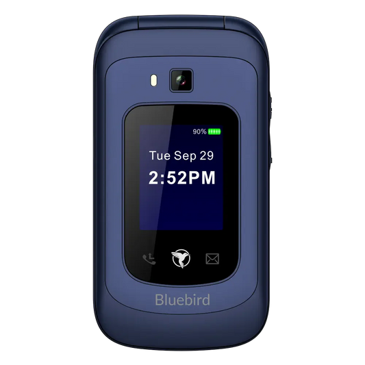 Sunbeam F1 Horizon Bluebird – Flip Dumb Phone with Hotspot and Waze