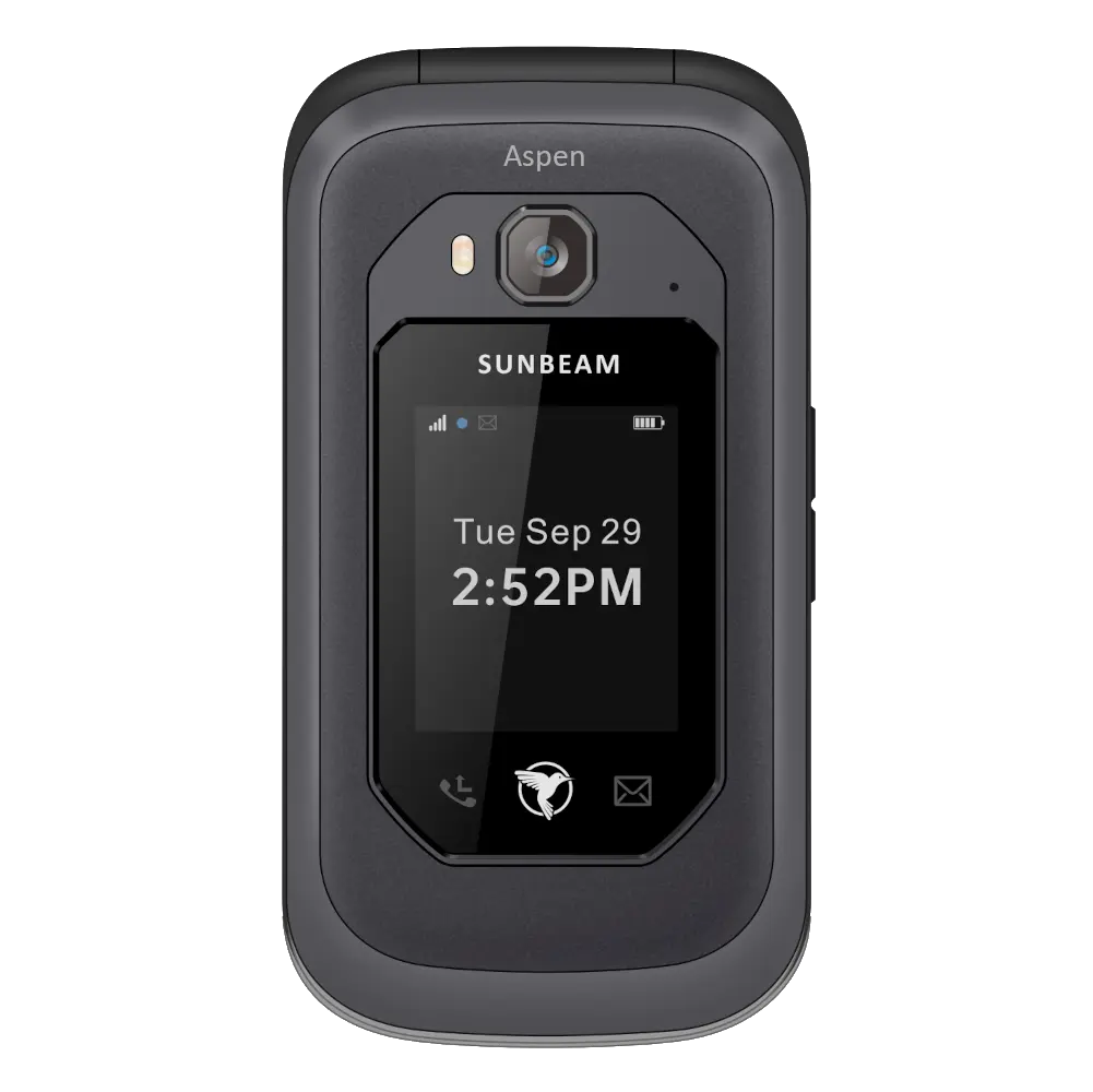 Sunbeam F1 Pro Aspen – Rugged Dumbphone with Hotspot and Waze