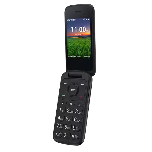 TCL Flip Go 4g LTE Flip Phone - 408DL NEW Unlocked With an Option for Waze and Email, and Voice2 Text