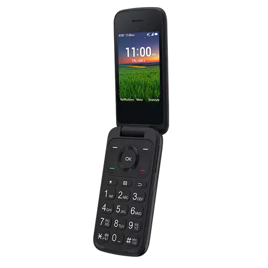 TCL Flip Go 4g LTE Flip Phone - 408DL NEW Unlocked With an Option for Waze and Email, and Voice2 Text