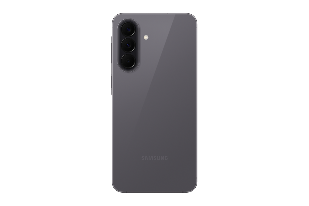 Samsung Galaxy A57 5G in Awesome Gray, back view